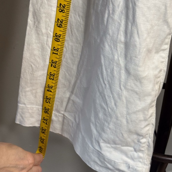 Maeve Cream Wide-Leg Patch Pocket Pants - Picture 12 of 12